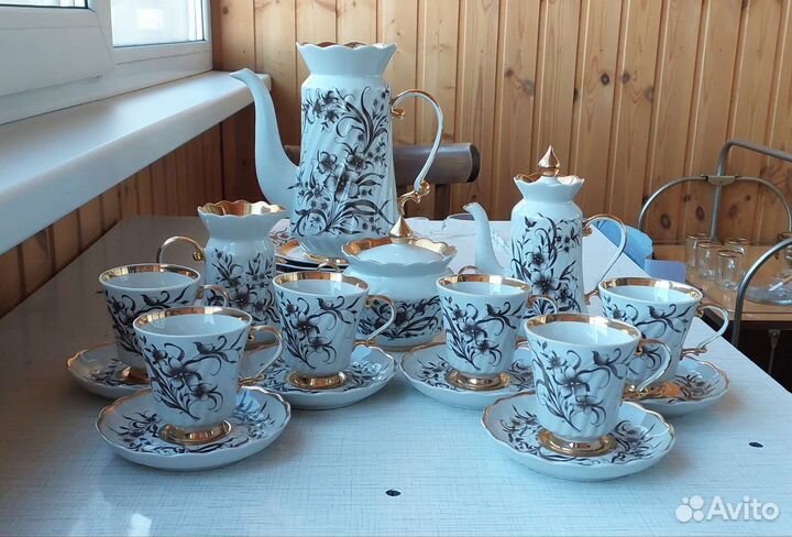 Кофейный набор фарфор