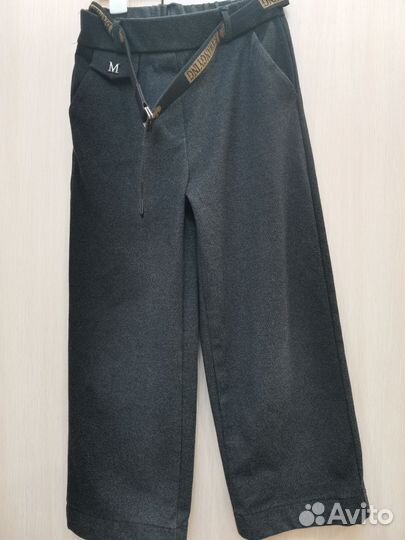 Брюки серые для девочки 134-140