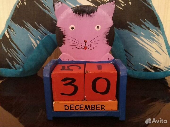 Вечный календарь Котик