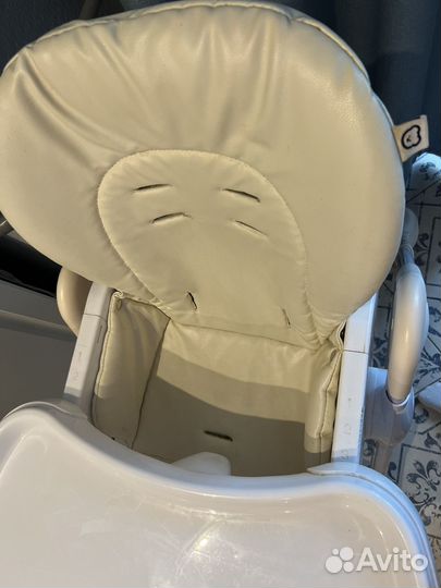 Стул для кормления детский с ремнями carrello