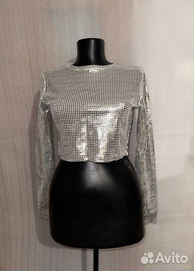 Блестящий топ