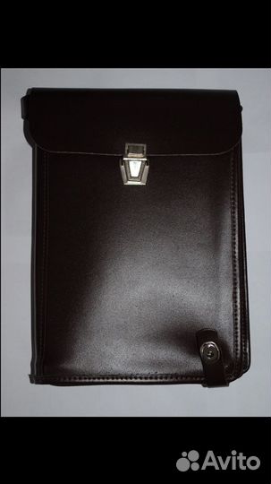 Планшет офицерский кожаный коричневый