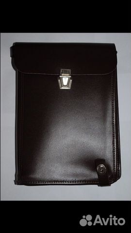Планшет офицерский кожаный коричневый