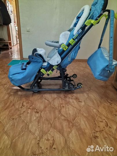 Детская коляска санки