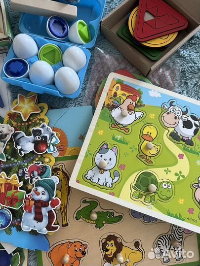 Набор развивающих игрушек на возраст 1,5-2,5 года