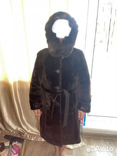 Шуба мутон, енот 46-48