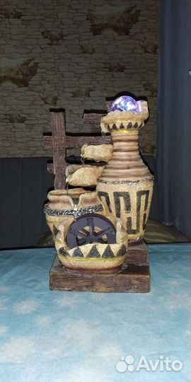 Водопад декоративный с подсветкой