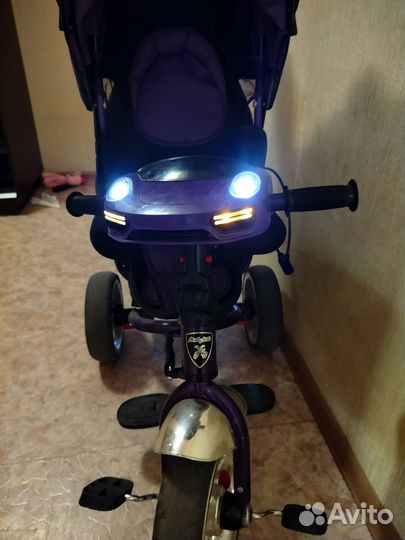 Трехколесный велосипед коляска