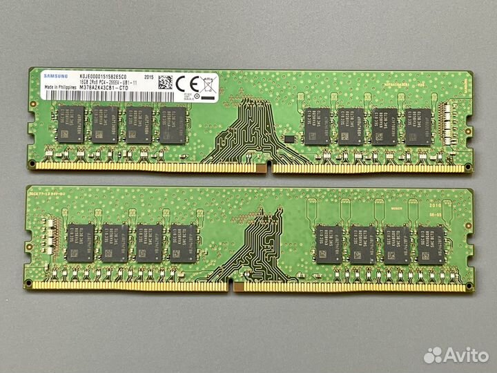 Память Samsung 32gb(2x16) ddr4 2666