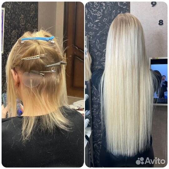 Наращивание, коррекция, снятие волос