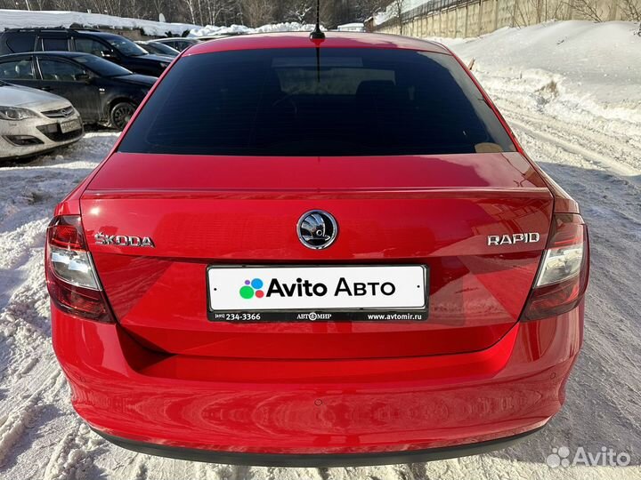 Skoda Rapid 1.4 AMT, 2018, 122 000 км