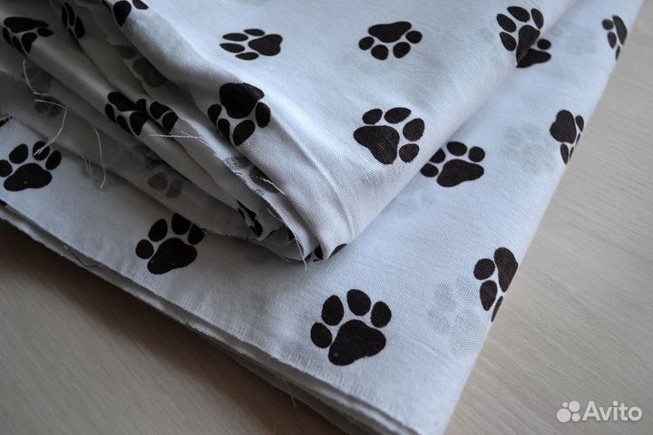 Ткань хлопок с принтом 