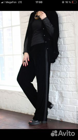 Брюки женские из бархата