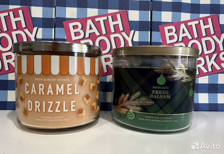 Bath body works свеча США