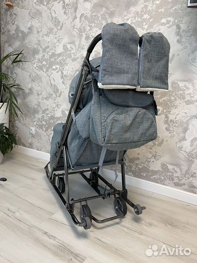 Детские санки коляска новые