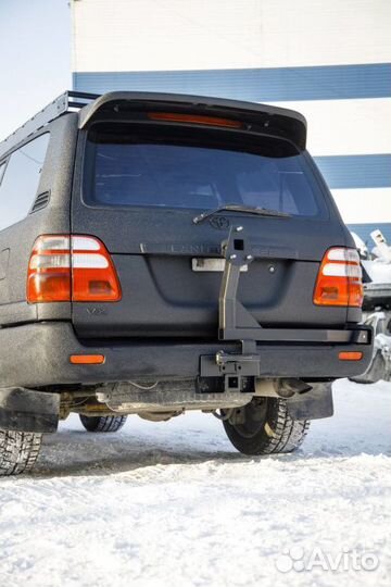 Калитка в штатный бампер Toyota Land Cruiser 100 к