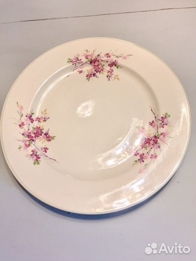 Блюдо 36см Дулевский (Кузнецовский) фарфор 1992г