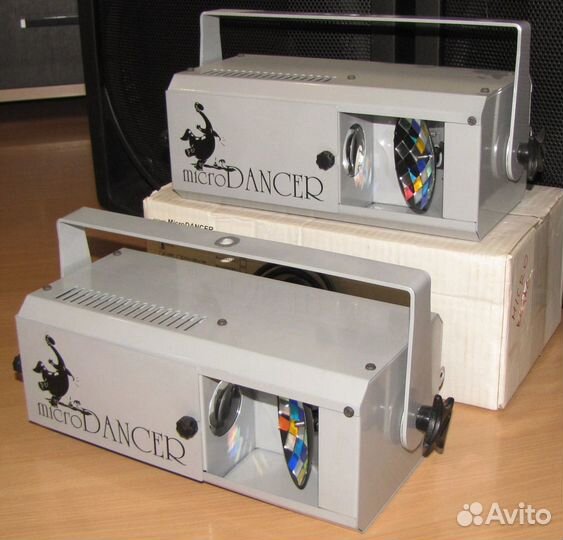 Светомузыка Microdancer 2шт Полицвет Gobo Mic Pro