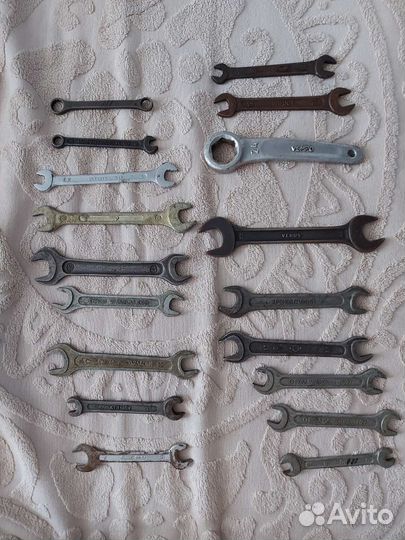 Набор инструментов ключи бу, 18шт
