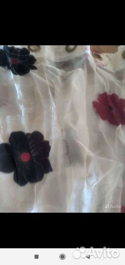 Тюль с карнизом