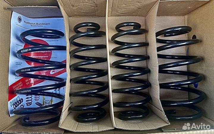 Комплект заниж. пружин Eibach на VW Golf V