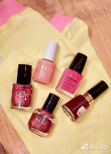 Лак для ногтей б/у Avon/Clinique/Revlon/Maybelline