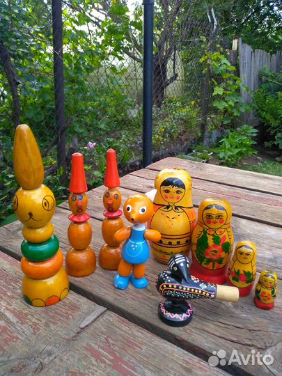 Деревянные игрушки СССР