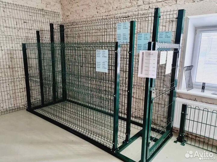 Забор 3D секции крепления доставка