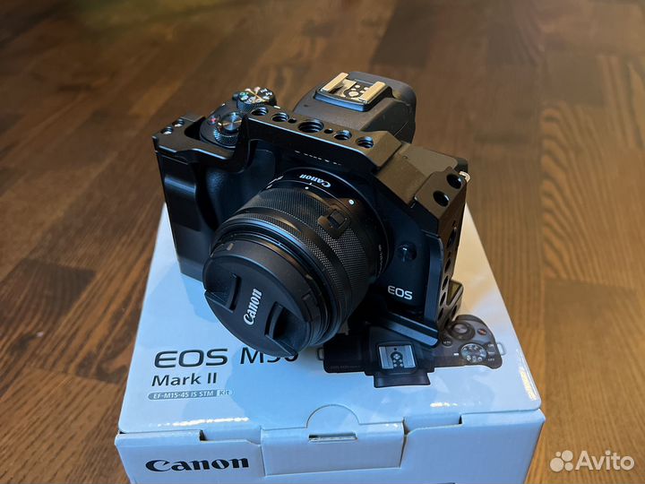 Canon 5d mark ii 2 kit 15-45mm + клетка