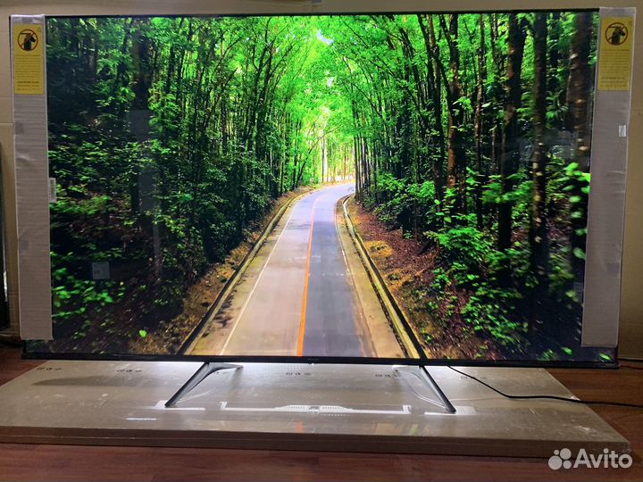 Телевизор-гигант 163 см(новый SMART TV, 4K Ultra)