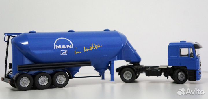1/50 тягач MAN силос бочка цементовоз 1:50 редкий