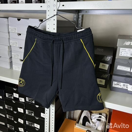 Шорты Nike x PSG Statement Black Yellow