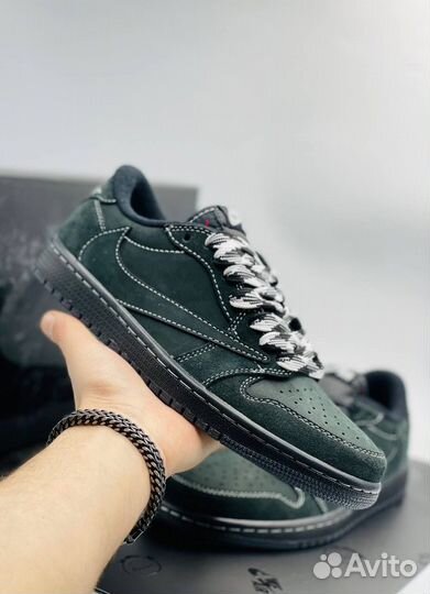 Nike air jordan 1 low travis scott black phantom