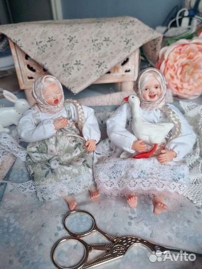 Интерьерная кукла ручной работы