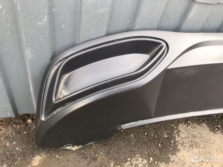 Юбка бампера задняя Volkswagen Polo (Rus) 2020