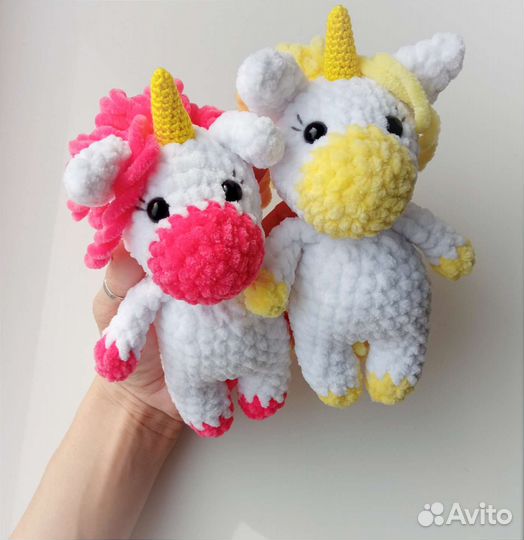 Вязаная Единорожка. Игрушка