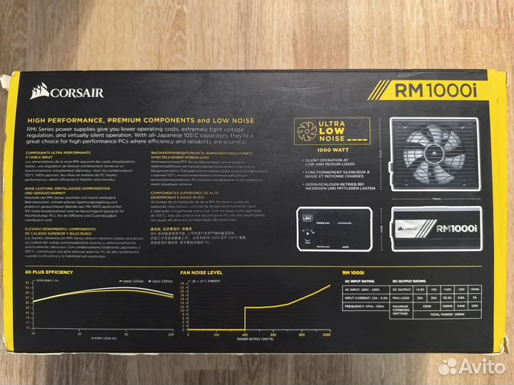 Блок питания Corsair RM1000i