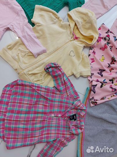 Детские вещи пакетом для девочек zara,hn,next3-5л