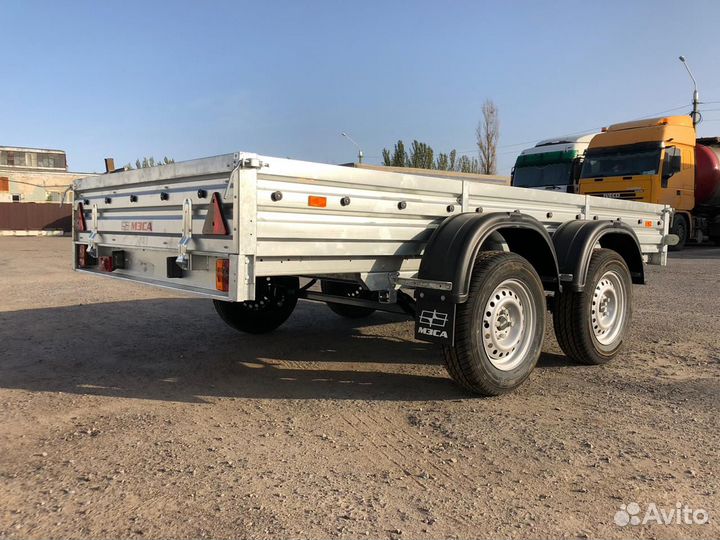 Новый двухосный прицеп Мзса 3,0 х 1,5 (усиленный)