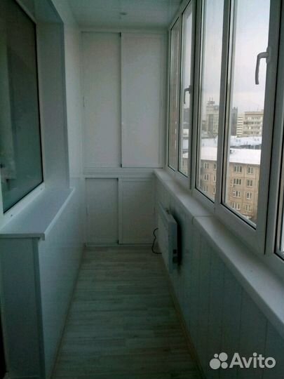 Остекление балконов,лоджий.Монтаж окон,дверей,пере