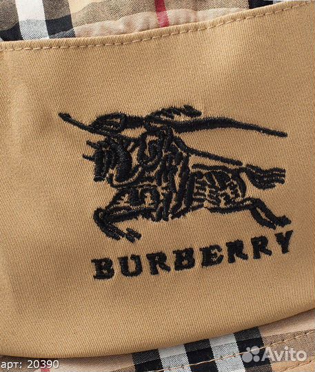 Панама burberry коричневая