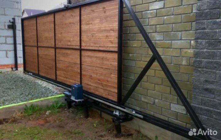 Откатные ворота под ключ