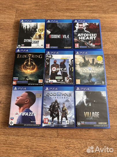Диски на ps4 (возможен обмен)