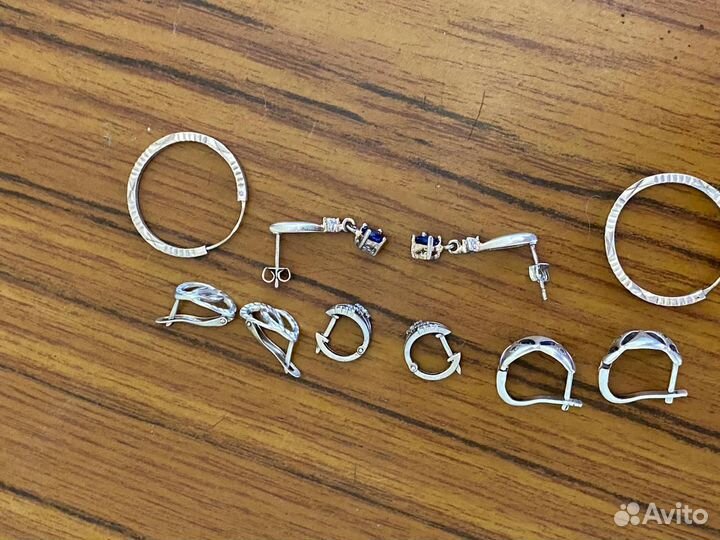 Серебряные серьги 925 пр