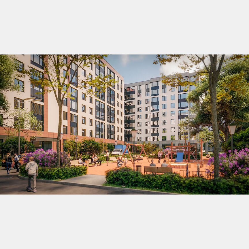 1-к. квартира, 36,6 м², 8/9 эт.