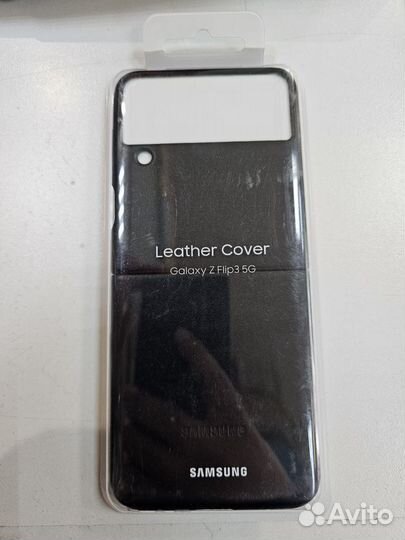 Чехол Samsung Z Flip3 Leather Cover(EF-VF711)