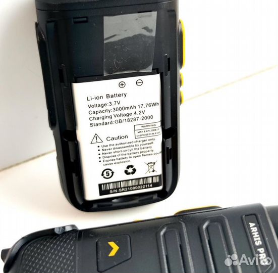 Легкая рация с наушником, комплект 2 штуки