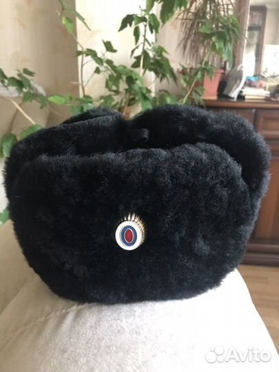 Шапка-ушанка кадетская новая, р.57