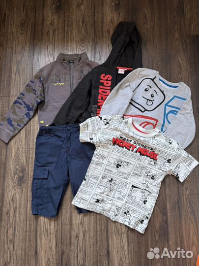 Вещи пакетом на мальчика р.116