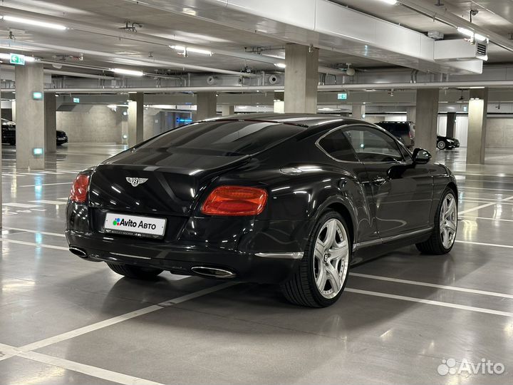 Bentley Continental GT 6.0 AT, 2012, 102 500 км